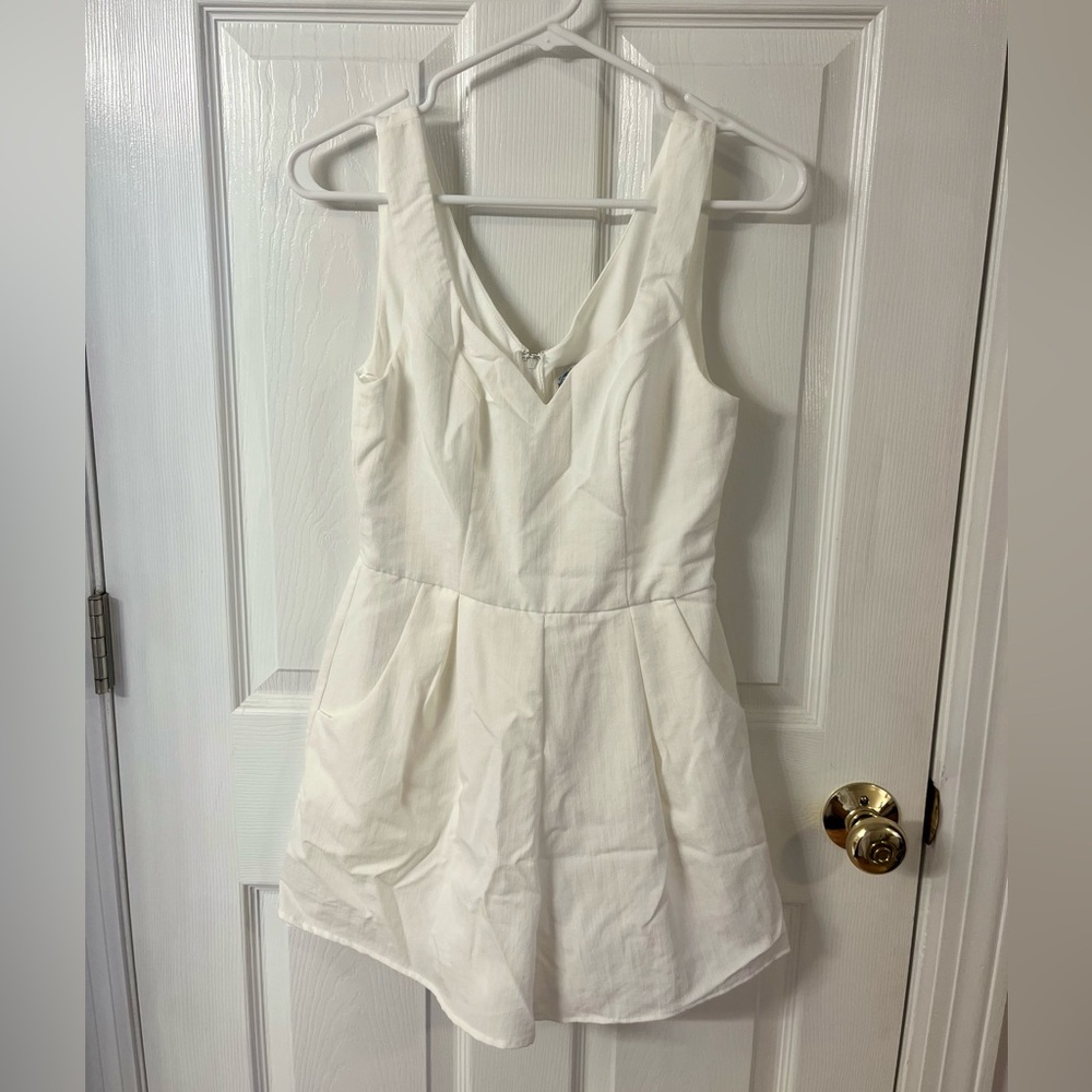 Boutique White Romper